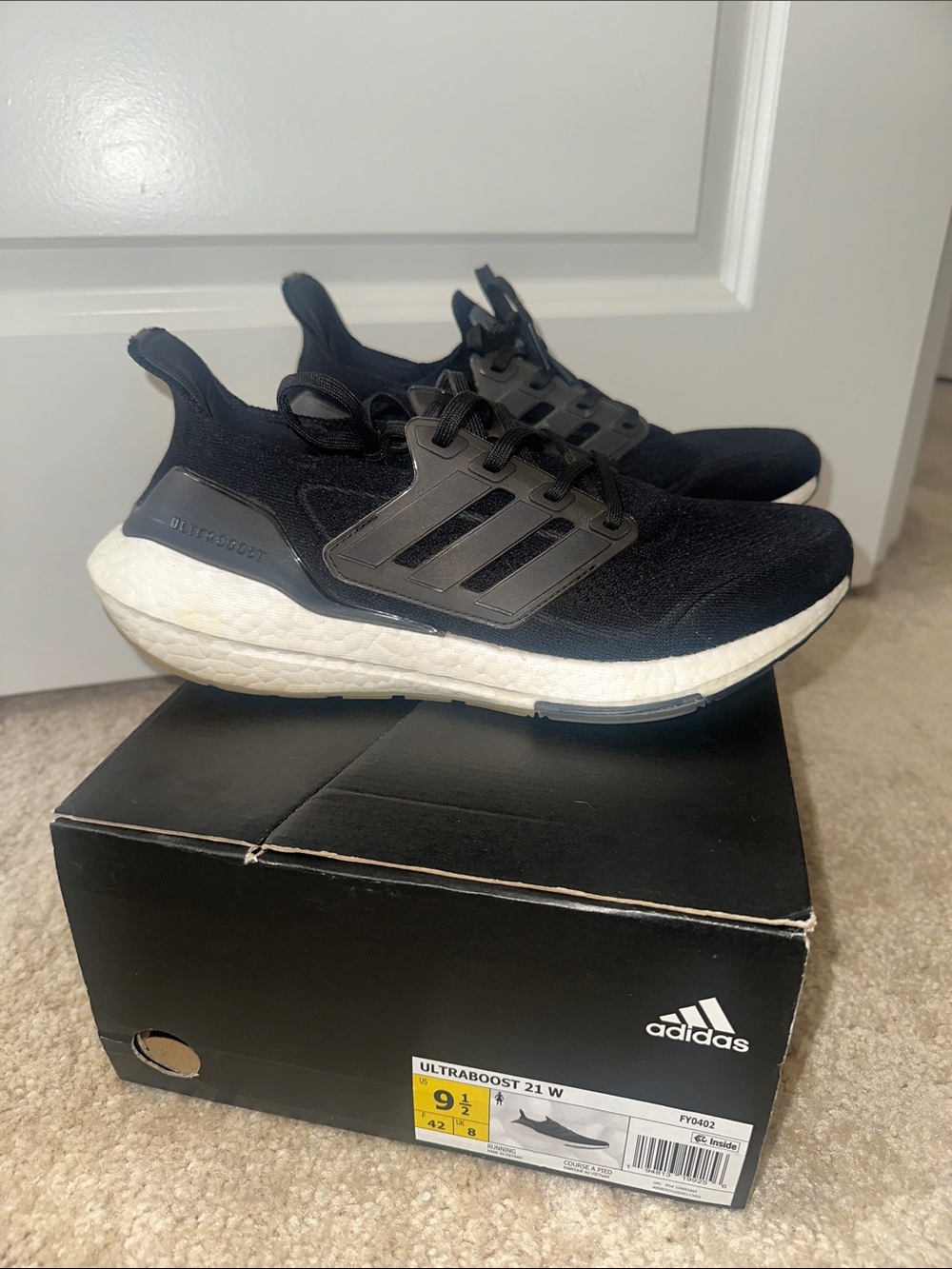 Adidas Ultraboost Primeblue Athletic Sneakers Women’s U.S 9.5 Siz